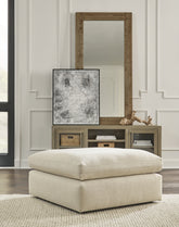 Bay Furniture Gallery - Ashley Furniture - Elyza Living Room - Oversized Accent Ottoman / Linen - 1000608