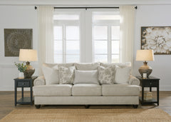 Bay Furniture Gallery - Ashley Furniture - Asanti Living Room - Ottoman / Fog - 1320114
