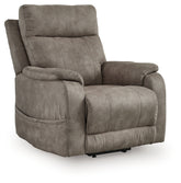 Bay Furniture Gallery - Ashley Furniture - Crestmeade Living Room - Power Lift Recliner / Fossil - 1350312