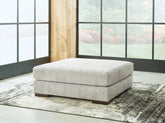 Bay Furniture Gallery - Ashley Furniture - Regent Park Living Room - Oversized Accent Ottoman / Pewter - 1440408