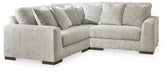Bay Furniture Gallery - Ashley Furniture - Regent Park Sectional - RAF 6-Piece Sectional / Pewter - 14404S7