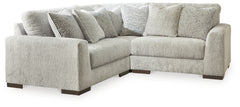 Bay Furniture Gallery - Ashley Furniture - Regent Park Sectional - RAF 6-Piece Sectional / Pewter - 14404S7
