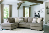 Bay Furniture Gallery - Ashley Furniture - Creswell Sectional - LAF 2-Piece Sectional with Chaise / Stone - 15305S1