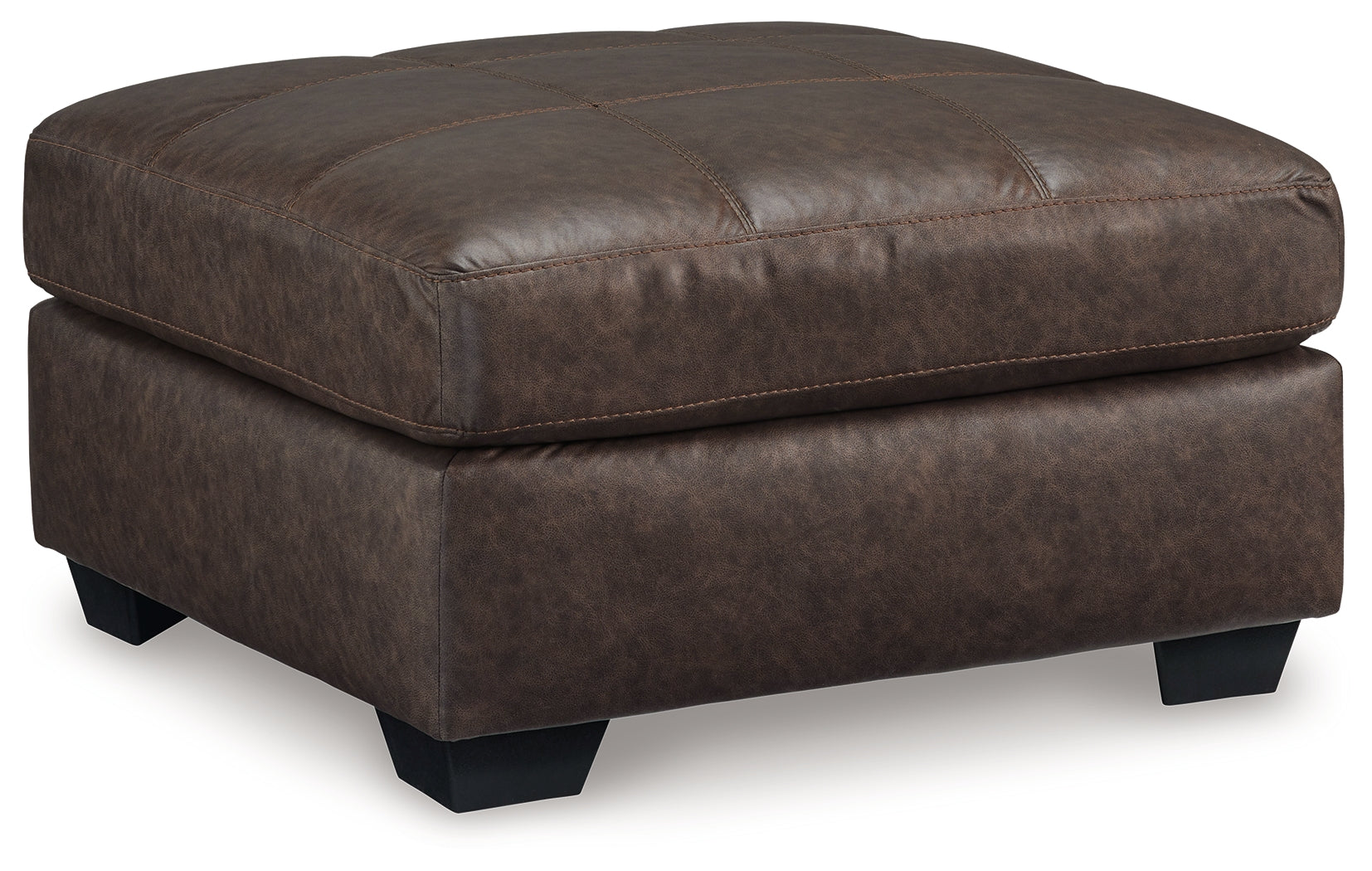 Bay Furniture Gallery - Ashley Furniture - Barlin Mills Living Room - Oversized Accent Ottoman / Carbon - 1700408