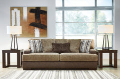 Bay Furniture Gallery - Ashley Furniture - Alesbury Living Room - Sofa / Chocolate - 1870438