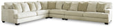 Bay Furniture Gallery - Ashley Furniture - Rawcliffe Sectional - LAF 4-Piece Sectional / Parchment - 19604S2