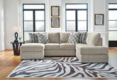 Bay Furniture Gallery - Ashley Furniture - Calnita Sectional - LAF 2-Piece Sectional with Chaise / Sisal - 20502S1