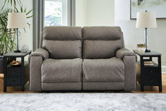 Bay Furniture Gallery - Ashley Furniture - Starbot Sectional - 3-Piece Power Reclining Sectional Sofa / Fossil - 23501S3
