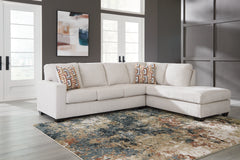Bay Furniture Gallery - Ashley Furniture - Aviemore Sectional - LAF 2-Piece Sectional with Chaise / Stone - 24305S2