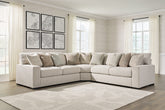 Bay Furniture Gallery - Ashley Furniture - Ballyton Sectional - RAF 5-Piece Sectional / Sand - 25102S3