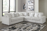 Bay Furniture Gallery - Ashley Furniture - Stupendous Sectional - LAF 5-Piece Sectional with Chaise / Alloy - 25903S9