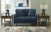 Bay Furniture Gallery - Ashley Furniture - Bixler Living Room - Loveseat / Navy - 2610635