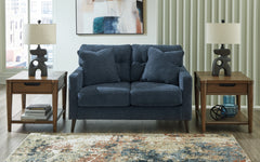 Bay Furniture Gallery - Ashley Furniture - Bixler Living Room - Loveseat / Navy - 2610635