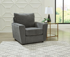 Bay Furniture Gallery - Ashley Furniture - Stairatt Living Room - Sofa / Gravel - 2850238