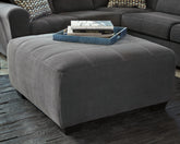 Bay Furniture Gallery - Ashley Furniture - Ambee Living Room - Oversized Accent Ottoman / Slate - 2862008