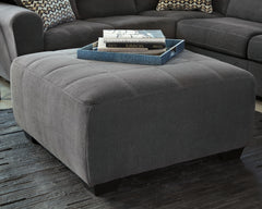 Bay Furniture Gallery - Ashley Furniture - Ambee Living Room - Oversized Accent Ottoman / Slate - 2862008