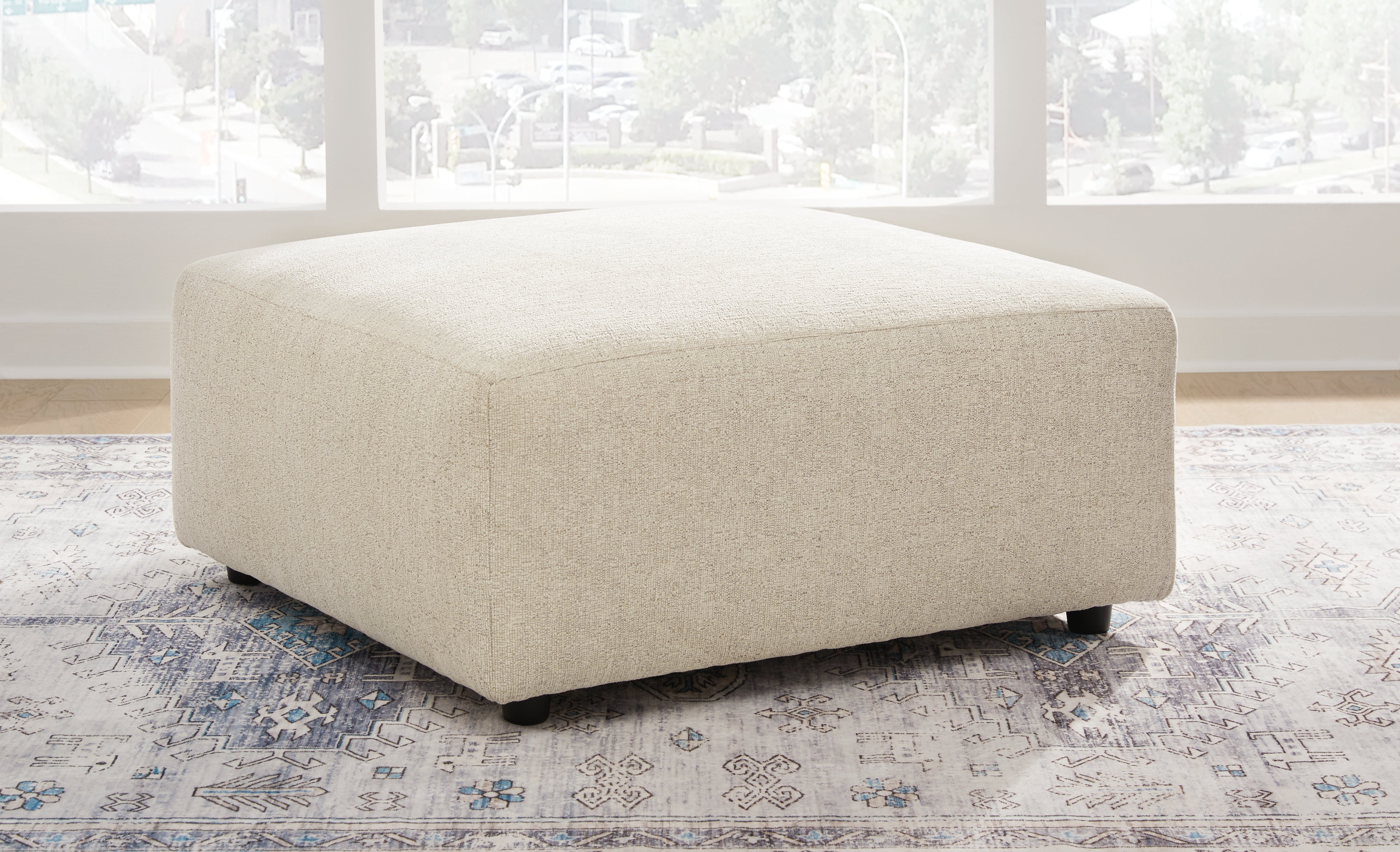 Bay Furniture Gallery - Ashley Furniture - Edenfield Living Room - Oversized Accent Ottoman / Linen - 2900408