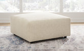 Bay Furniture Gallery - Ashley Furniture - Edenfield Living Room - Oversized Accent Ottoman / Linen - 2900408