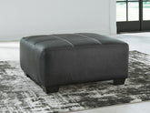 Bay Furniture Gallery - Ashley Furniture - Brixley Pier Living Room - Oversized Accent Ottoman / Graphite - 2990608