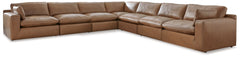 Bay Furniture Gallery - Ashley Furniture - Emilia Sectional - RAF 3-Piece Sectional Sofa / Caramel - 30901S2