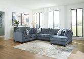Bay Furniture Gallery - Ashley Furniture - Maxon Place Sectional - 3-Piece Sectional with Chaise / Stone - 33004S2