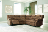 Bay Furniture Gallery - Ashley Furniture - Partymate Sectional - 2-Piece Reclining Sectional / Brindle - 36902S2