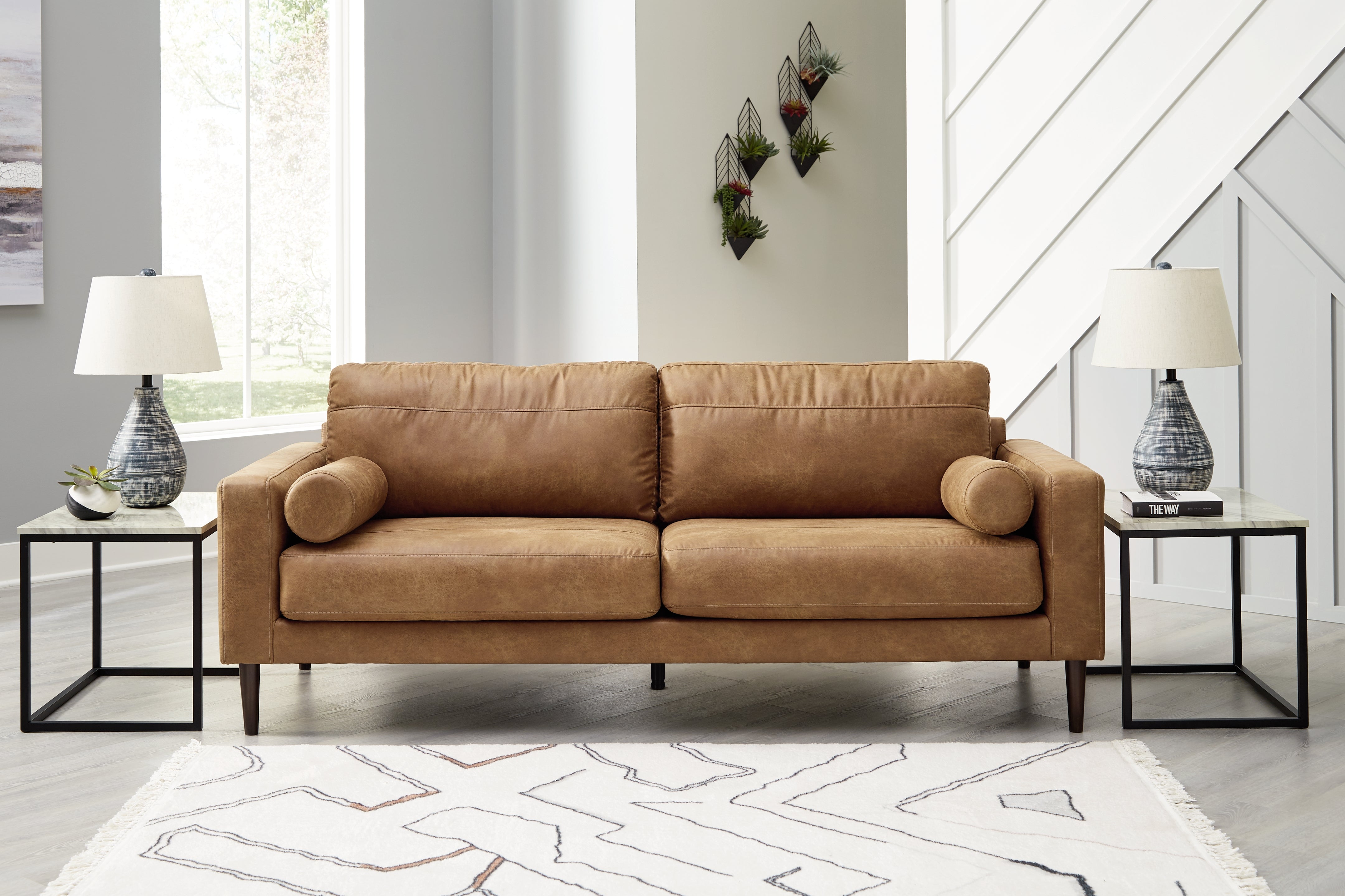 Bay Furniture Gallery - Ashley Furniture - Telora Living Room - Sofa / Caramel - 4100238