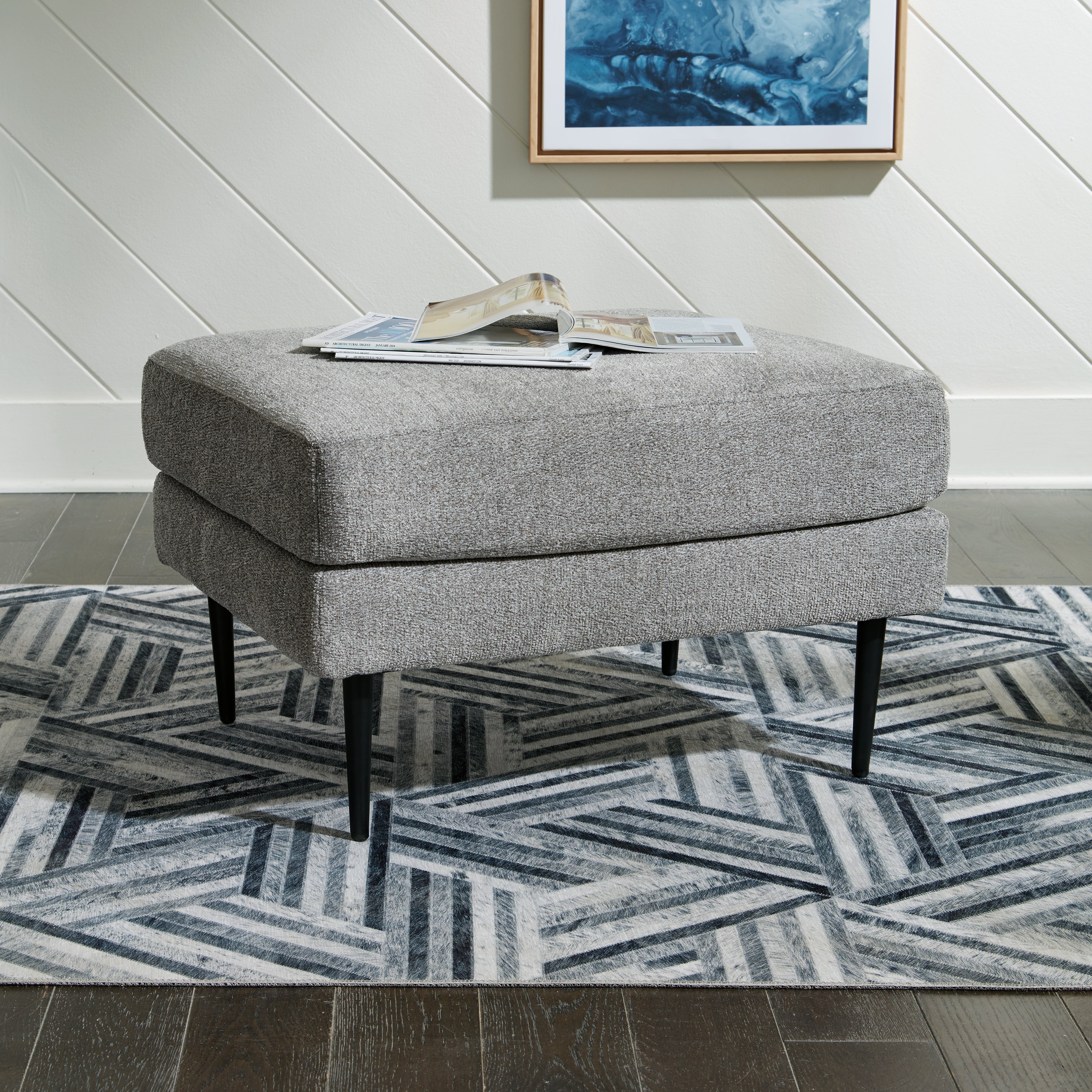 Bay Furniture Gallery - Ashley Furniture - Hazela Living Room - Loveseat / Charcoal - 4110235