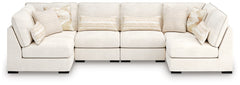 Bay Furniture Gallery - Ashley Furniture - Donelson Creek Sectional - 5-Piece Sectional / Vanilla - 48002S1