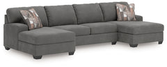 Bay Furniture Gallery - Ashley Furniture - Newellen Sectional - RAF 3-Piece Sectional with Chaise / Hemp - 48404S5