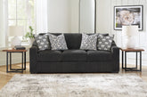 Bay Furniture Gallery - Ashley Furniture - Wryenlynn Living Room - Sofa / Onyx - 4940538