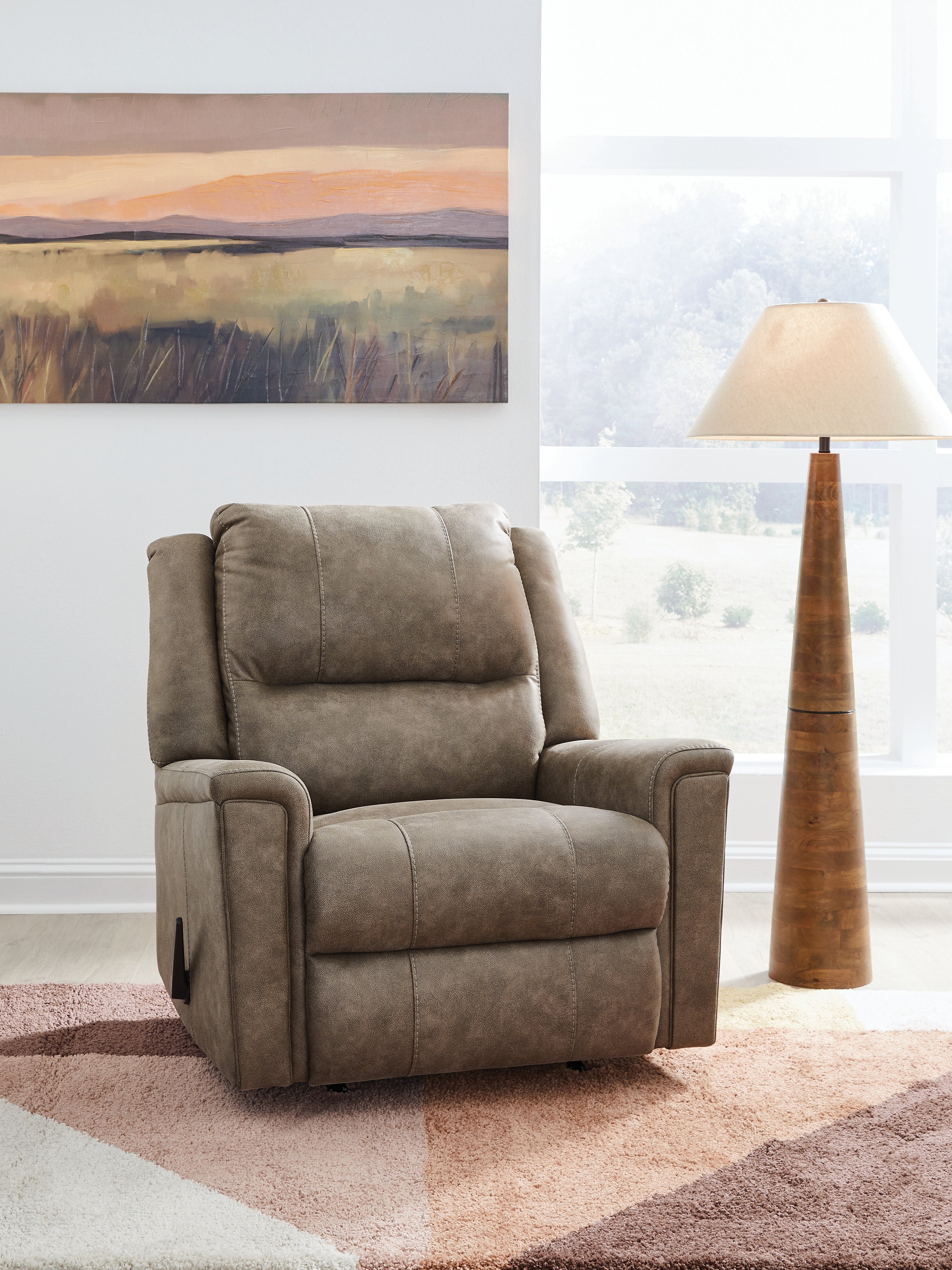 Bay Furniture Gallery - Ashley Furniture - Lixtowel Living Room - Rocker Recliner / Fog - PC5300525