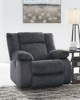Bay Furniture Gallery - Ashley Furniture - Burkner Living Room - Power Rocker Recliner / Marine - 5380498