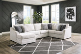 Bay Furniture Gallery - Ashley Furniture - Koralynn Sectional - LAF 3-Piece Sectional with Chaise / Stone - 54102S2
