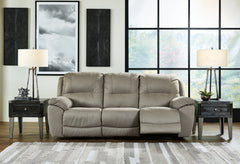 Bay Furniture Gallery - Ashley Furniture - Next-Gen Gaucho Living Room - Reclining Power Sofa / Putty - 5420387