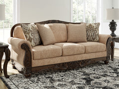 Bay Furniture Gallery - Ashley Furniture - Chelsworth Living Room - Loveseat / Golden - PC5790535