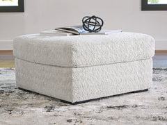 Bay Furniture Gallery - Ashley Furniture - Cuddle Plush Living Room - Oversized Accent Ottoman / Arctic - PC5910608
