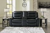 Bay Furniture Gallery - Ashley Furniture - Warlin Living Room - PWR Recliner/ADJ Headrest / Black - 6110513