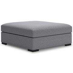 Bay Furniture Gallery - Ashley Furniture - Bealton Living Room - Oversized Accent Ottoman / Salt and Pepper - 6130508