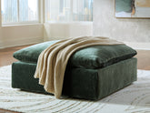 Bay Furniture Gallery - Ashley Furniture - Carriage View Living Room - Oversized Accent Ottoman / Jade - 7800108