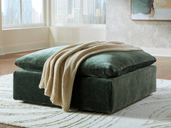 Bay Furniture Gallery - Ashley Furniture - Carriage View Living Room - Oversized Accent Ottoman / Jade - 7800108