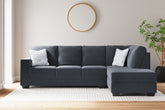 Bay Furniture Gallery - Ashley Furniture - Altari Sectional - RAF 2-Piece Sectional with Chaise / Slate - 87213S1