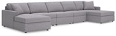 Bay Furniture Gallery - Ashley Furniture - Modmax 5-Piece Double Chaise Sectional - 5-Piece Double Chaise Sectional - 92104S125