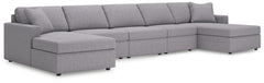 Bay Furniture Gallery - Ashley Furniture - Modmax 5-Piece Double Chaise Sectional - 5-Piece Double Chaise Sectional - 92104S125