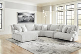 Bay Furniture Gallery - Ashley Furniture - Top Tier Sectional - 3-Piece Sectional Chofa / Alloy - 92706S10