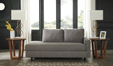 Bay Furniture Gallery - Ashley Furniture - Lyman Living Room - RAF Corner Chaise / Graphite - 9330317