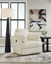 Bay Furniture Gallery - Ashley Furniture - Tie-Breaker Living Room - Swivel Glider Recliner / Fog - 9490361
