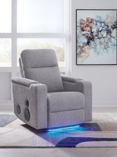 Bay Furniture Gallery - Ashley Furniture - Pineland Living Room - Glider PWR REC w/Audio System / Pewter - PC9930642A