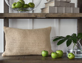 Bay Furniture Gallery - Ashley Furniture - Abreyah Pillows - Pillow / Tan - A1000957P