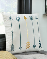Bay Furniture Gallery - Ashley Furniture - Gyldan Pillows - Pillow / White/Teal/Gold - A1000994P